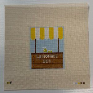 Lemonade Stand Needlepoint Canvas